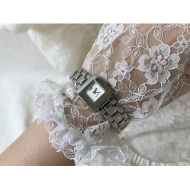 Women's Silver Metal Bracelet Watch